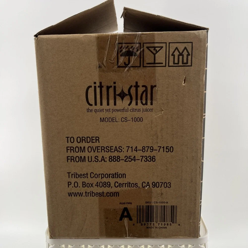 Tribest CitriStar CS-1000 Citrus Juicer Electric Juicer for Citrus NIB NEW